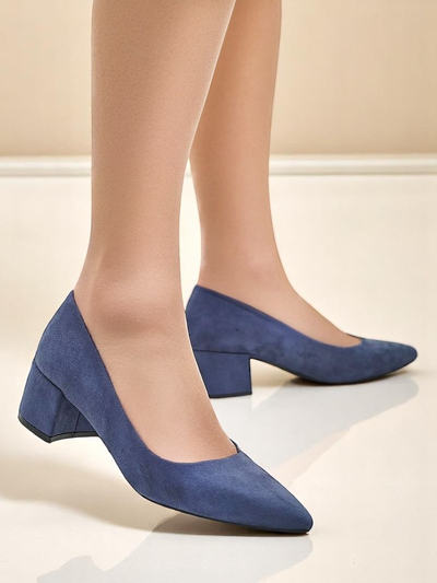 Royalfashion Escarpins à petit talon pour femmes Bosanna