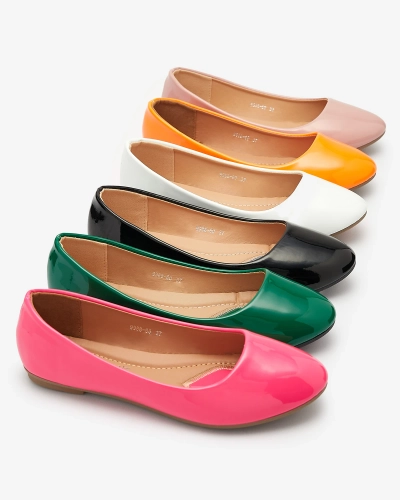 Ballerines laquées vert foncé pour femme Fama - Footwear