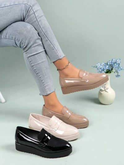 Mocassins Patents Royalfashion pour Femmes Afidale