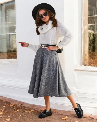 Jupe midi pour femme de Royalfashion