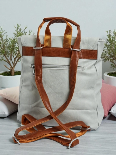 Royalfashion Sac à dos pour femmes en cuir écologique Klara