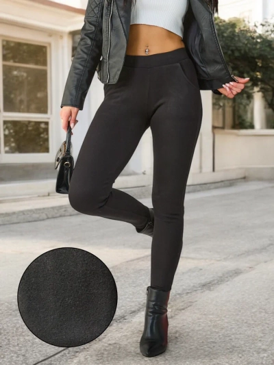 Royalfashion Legging en coton isolés pour femmes