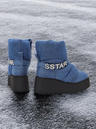 Royalfashion Bottes de neige pour femmes Fizo