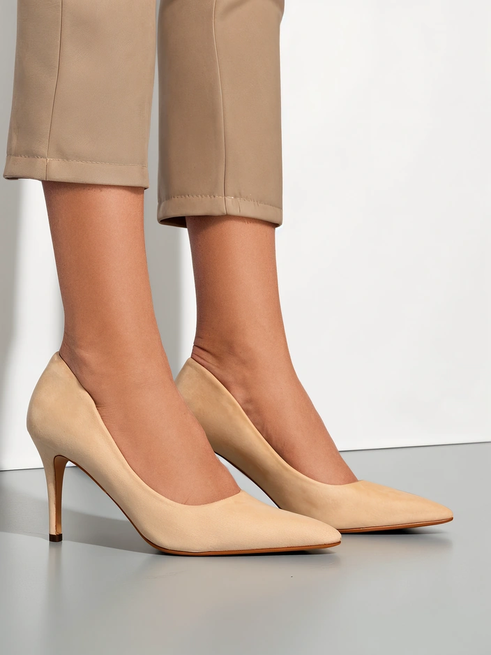 Royalfashion Pompes en éco daim pour femmes Scazze