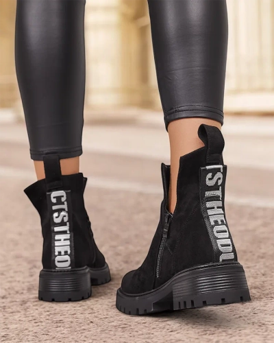 Royalfashion Bottes à découpes Gorgie pour femme