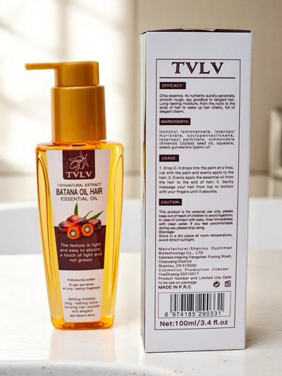 Huile Capillaire Batana hydratante et illuminatrice pour cheveux
