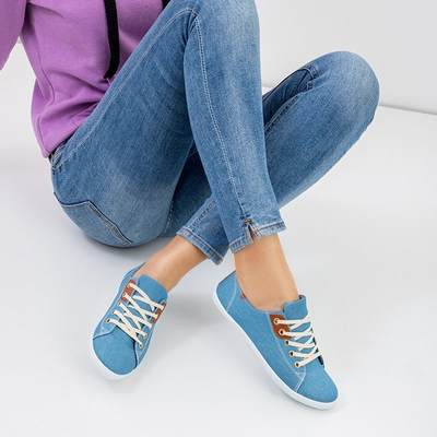 OUTLET Baskets à lacets Sindri bleu clair pour femme - Chaussures