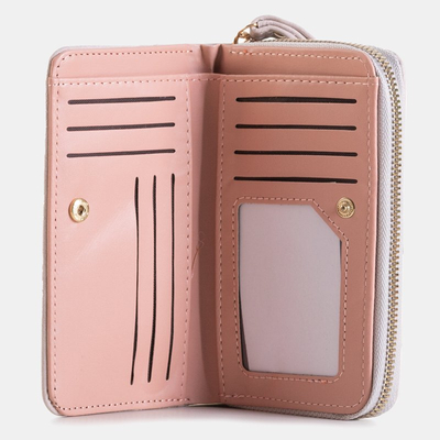 Portefeuille femme gris clair avec ornement - Accessoires