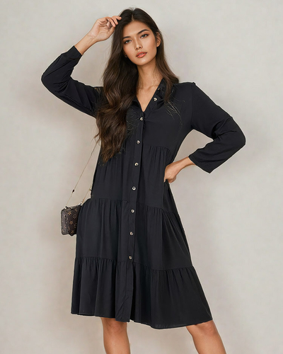 Royalfashion Robe midi pour femme