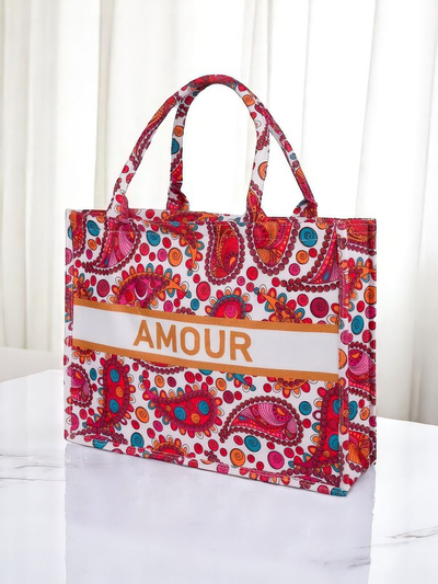 Royalfashion Sac en tissu Amour Vibes