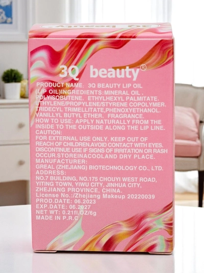 3Q Beauty Gloss à Lèvres Hydratant Intense à l’Aloe Vera