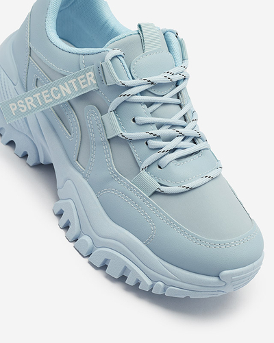 Chaussures de sport bleues pour femmes Evilpo- Footwear