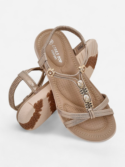 Sandales Royalfashion pour femmes avec ornements Veve
