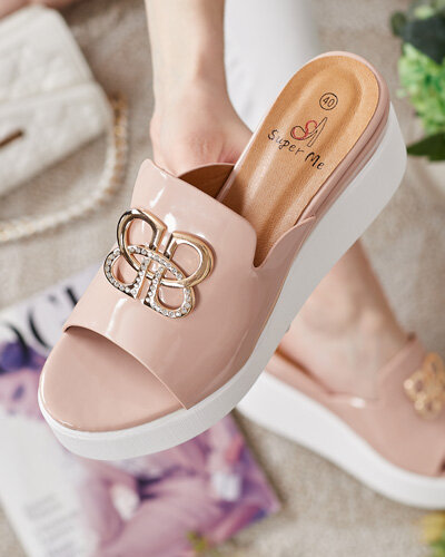 Royalfashion Tongs laquées pour femme sur Sailla