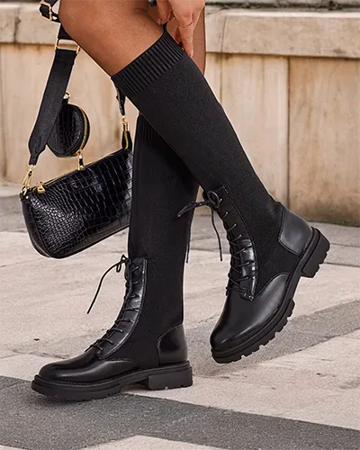 Bottes slip-on pour femmes Royalfashion Snissi