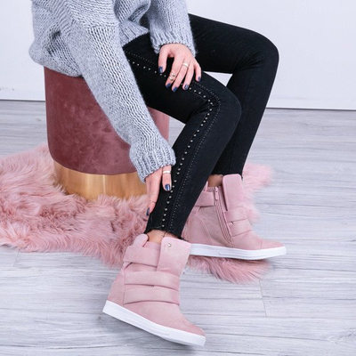 Sneakers roses sur un coin intérieur My Little Love - Footwear