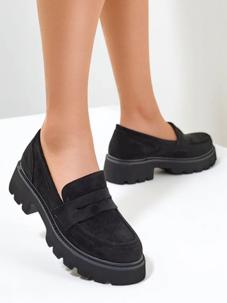 Mocassins en suède éco de Royalfashion pour femmes Eratta