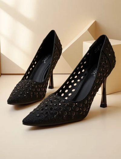 Royalfashion Escarpins ajourés pour femmes Ecatte
