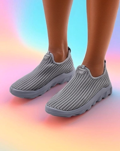 Royalfashion Chaussures de sport femmes à enfiler en tissu Erra