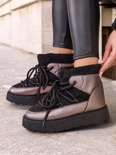 Bottes de neige à lacets pour femmes Royalfashion Iniuc