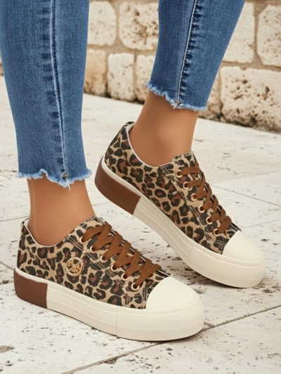 Baskets Pantheria pour femme Aurelio Canvas