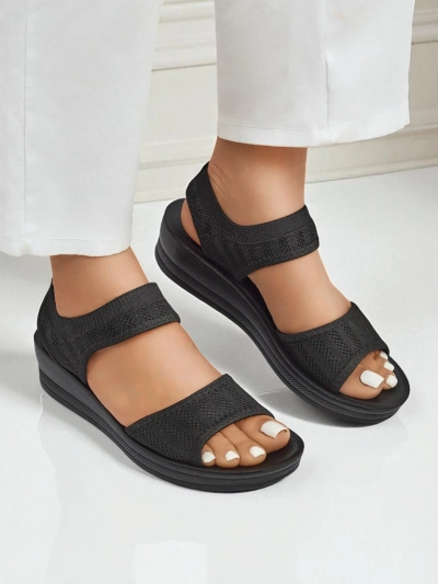 Royalfashion Sandales pour femmes à semelle épaisse Viva Flex II