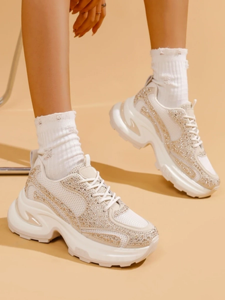 Baskets de sport pour femmes Royalfashion avec des strass Bloss