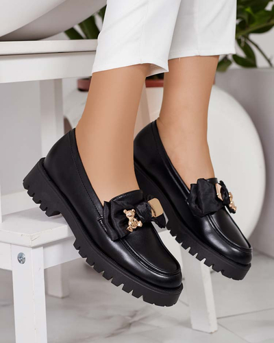 Royalfashion Mocassins femme avec nœud Mantarme