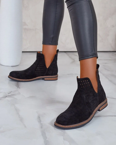 Royalfashion Bottes eko en daim Ovilla pour femme