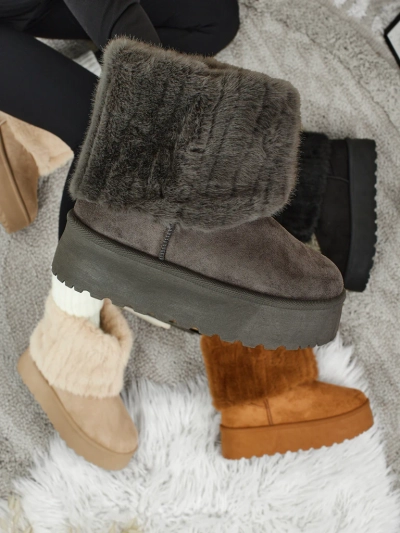 Bottes de neige pour femmes avec fourrure Irelle