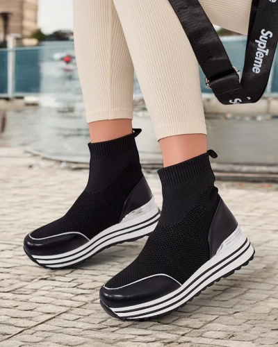 Royalfashion Femmes Sports Baskets hautes Wisoi