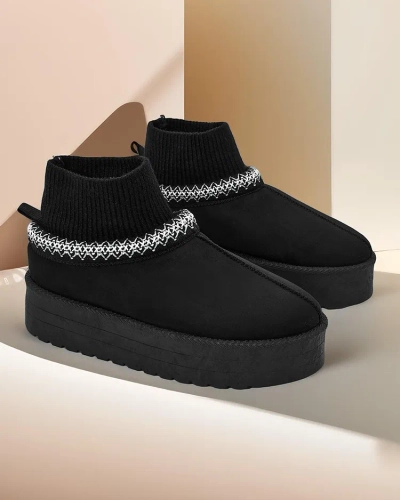 Royalfashion Bottes de neige courtes pour femmes Narorzi