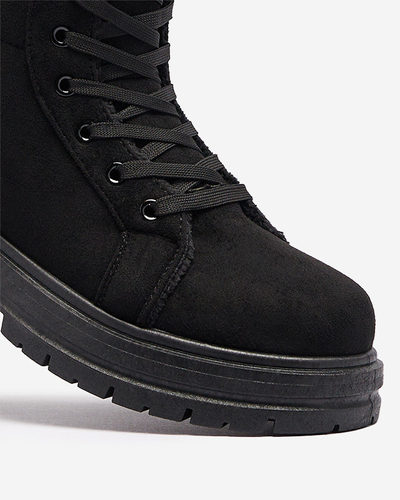 Bottes de trappeur isolées pour femmes en colozre noir Tivica - Footwear