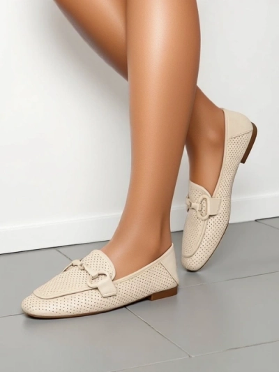 Royalfashion Mocassins perforés pour femmes Laamba