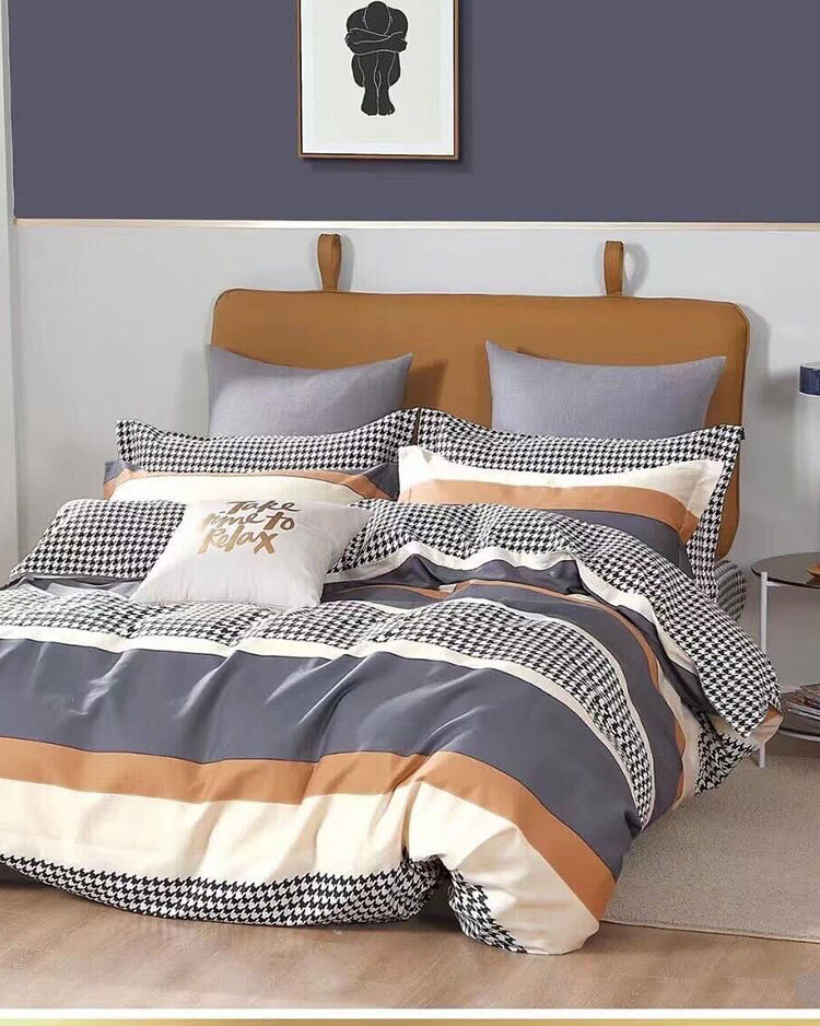 Royalfashion Literie fleurie 160x200 set de 3 PARTS