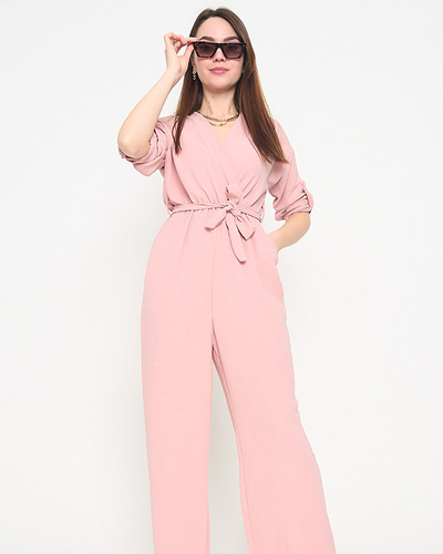 Royalfashion Combinaison longue pour femme rose