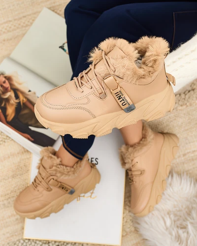 Royalfashion Baskets sport femme avec fourrure Nonuas