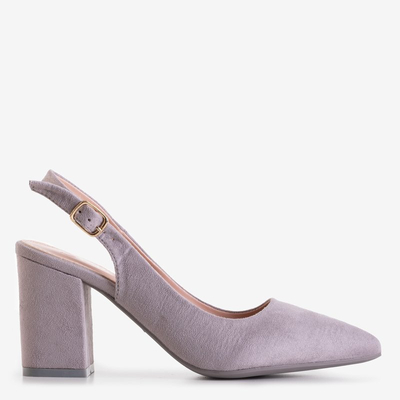 Sandales à talons hauts femme Dolores grises - Chaussures