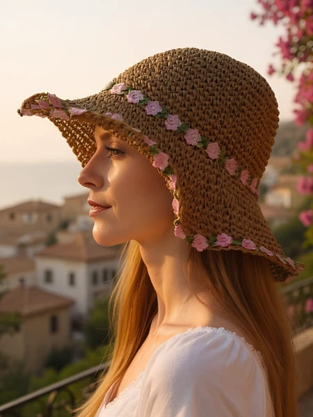 Chapeau en paille pour femme Royalfashion Malvera