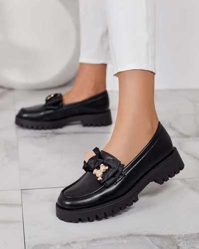 Royalfashion Mocassins femme avec nœud Mantarme