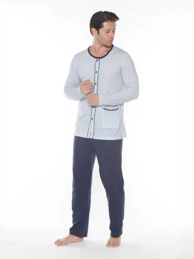 Pyjama en coton pour hommes de Royalfashion avec impression