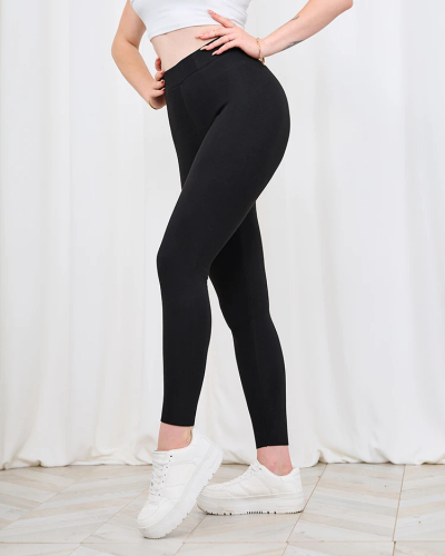 Royalfashion Pantalon legging noir isolé pour femme