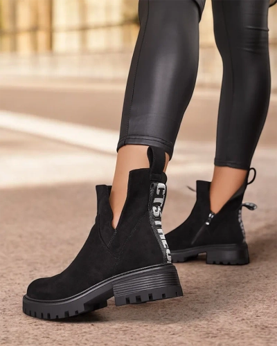 Royalfashion Bottes à découpes Gorgie pour femme