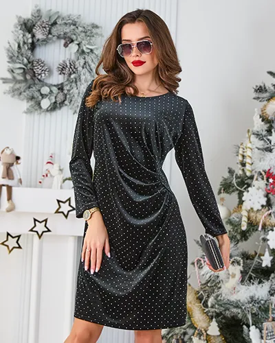 Robe pour femmes Royalfashion avec fronces