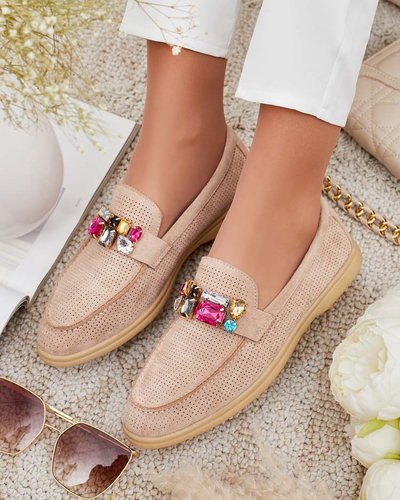 Royalfashion Mocassins ajourés pour femme Mettele