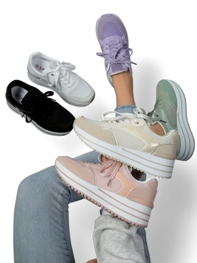 Royalfashion Baskets plateforme sportives pour femmes Revided