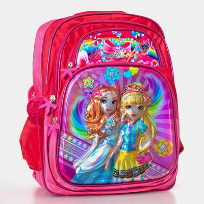 Sac à dos d'école princesse rouge pour fille - Accessoires