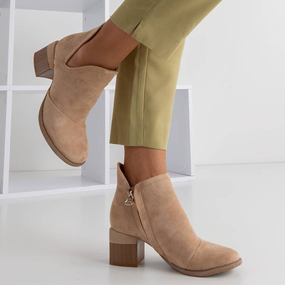 Bottines femme marron clair Jeneuer - Footwear