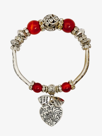 Bracelet pour femme avec cœurs Heart Glitz