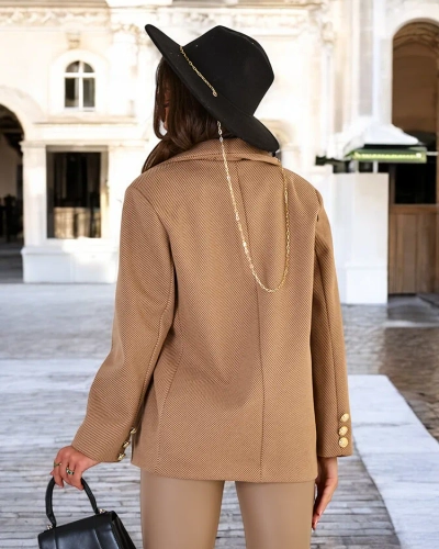 Royalfashion Manteau court pour femme